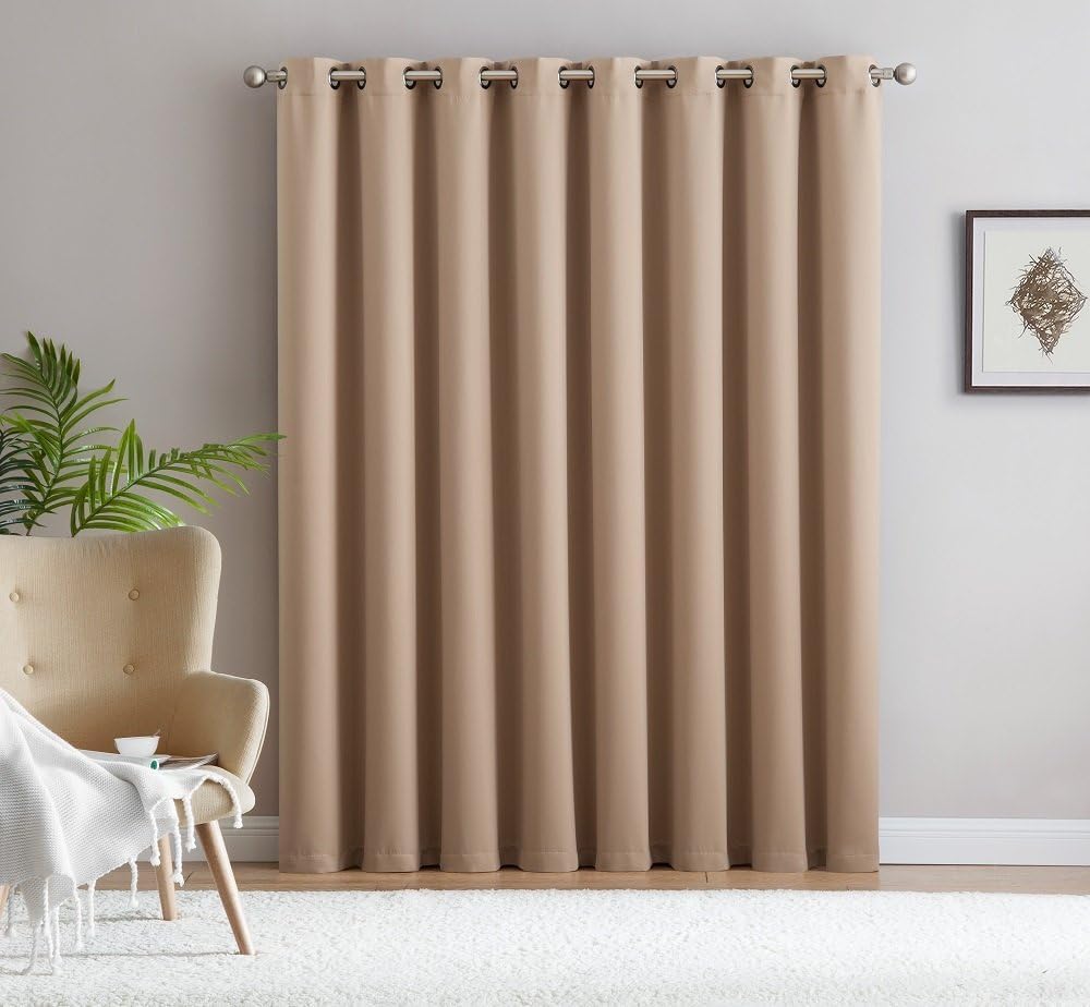 Warm Home Designs 102 X 84 Taupe Blackout Curtains Panel