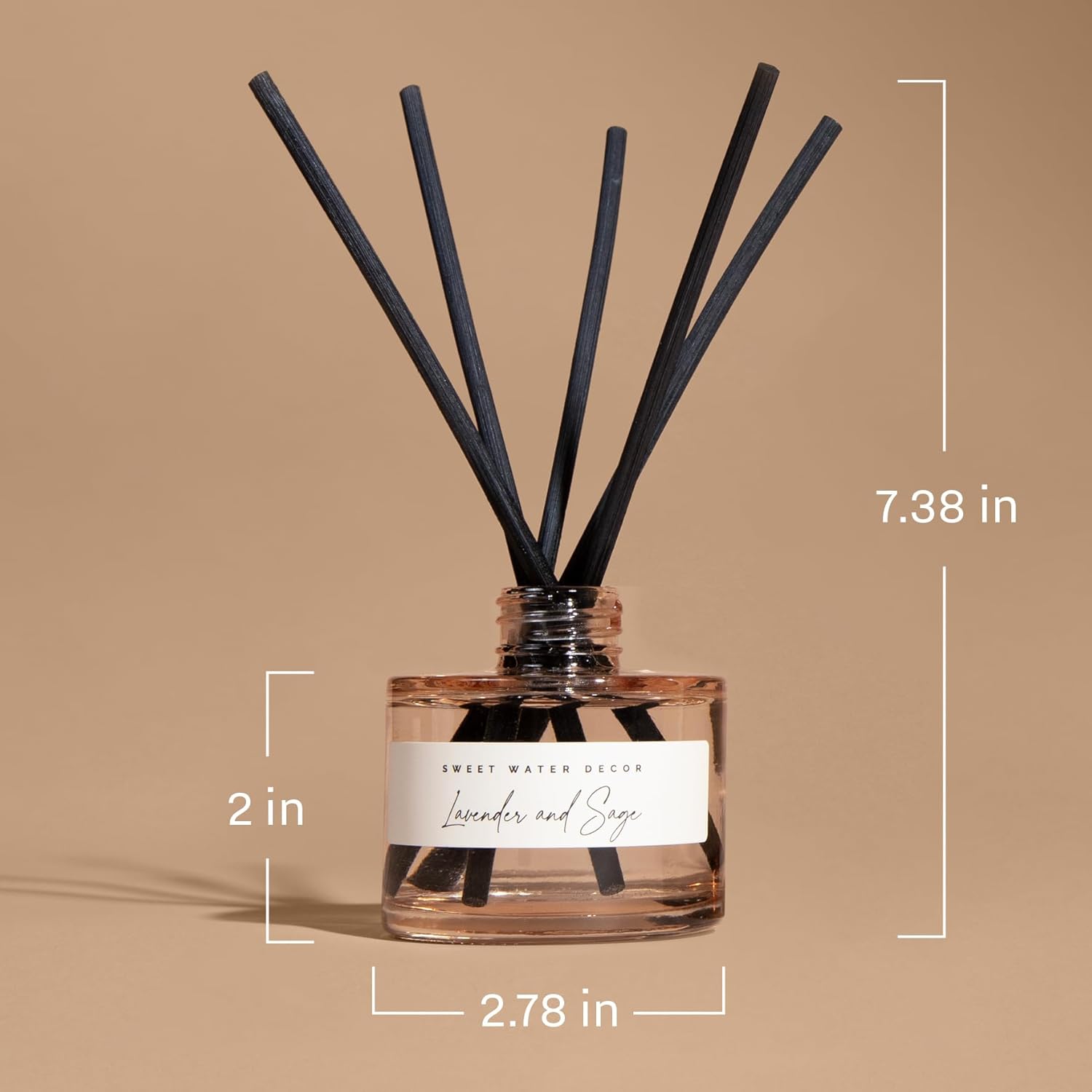Sweet Water Decor Salt Sea Reed Diffuser - 4 Month Fragrance