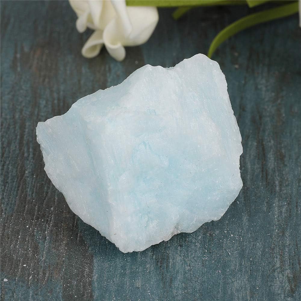 Rough Gemstone Flat Box - Blue Aragonite 7x5x2