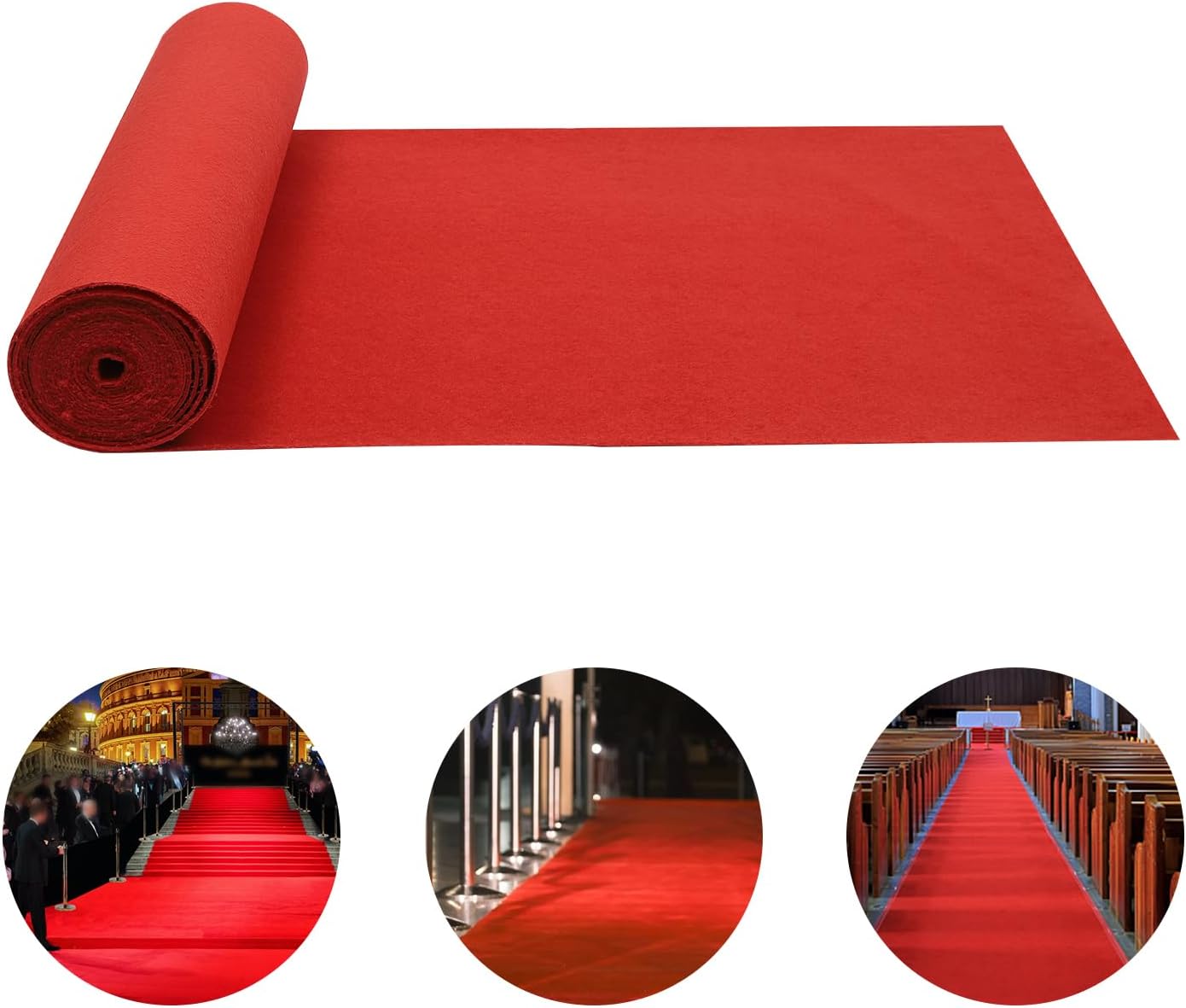 3ft x 33ft Red Carpet Runner for Events