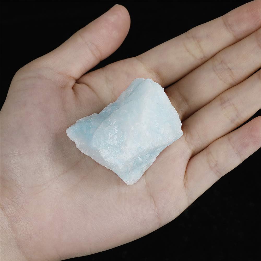 Rough Gemstone Flat Box - Blue Aragonite 7x5x2