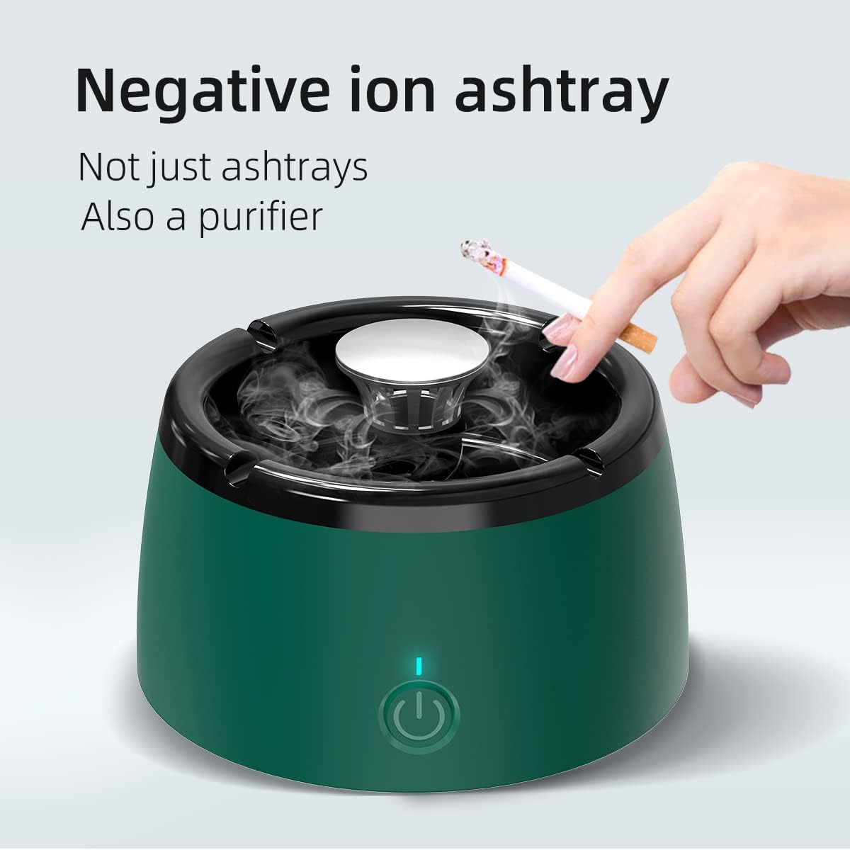 TOBOWON Smokeless Ashtray Indoor with Air Purifier