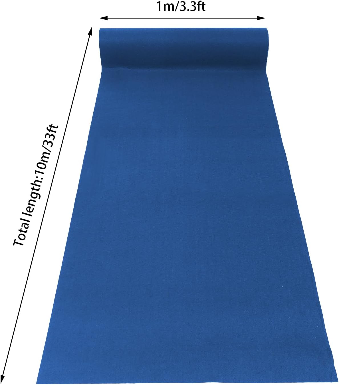 Blue Carpet Runner for Party 360 GSM Thick 33 Ft Runway Rug
