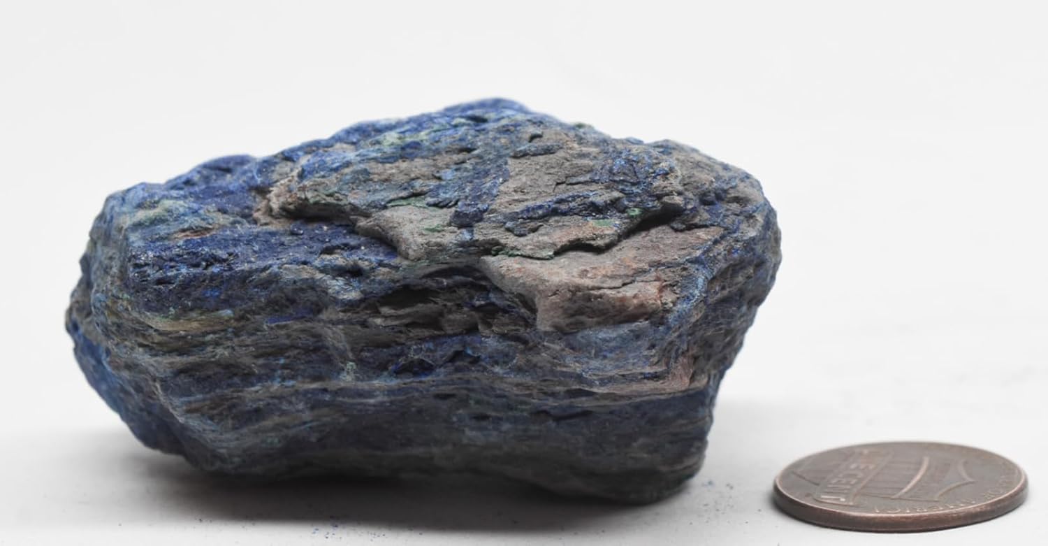 85g 21 Inch Rich Blue Azurite Rough Cluster Gemstone