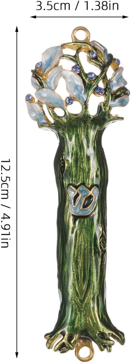 VOSAREA Retro Alloy Mezuzah Plaque Door Decor