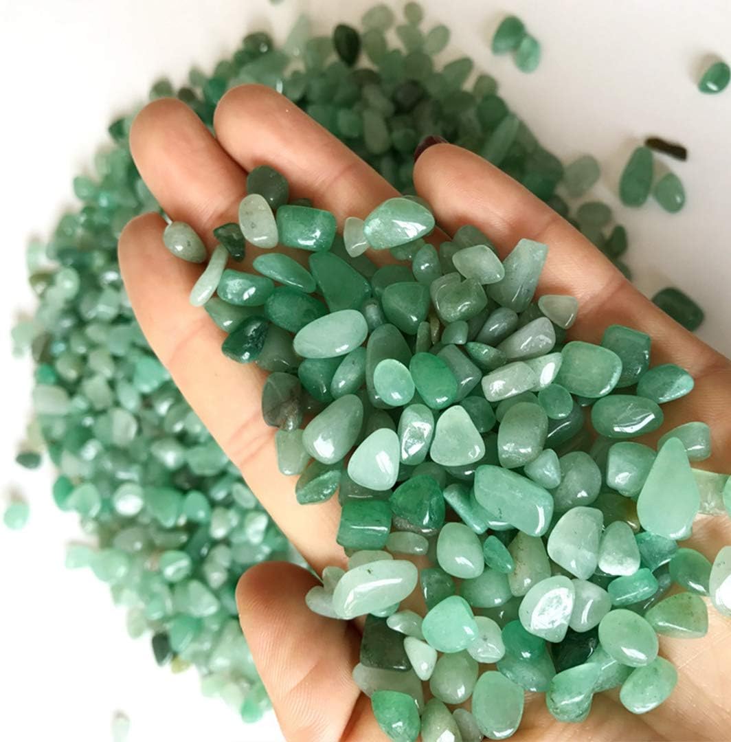 Green Aventurine Tumbled Chips Healing Stones 05lb