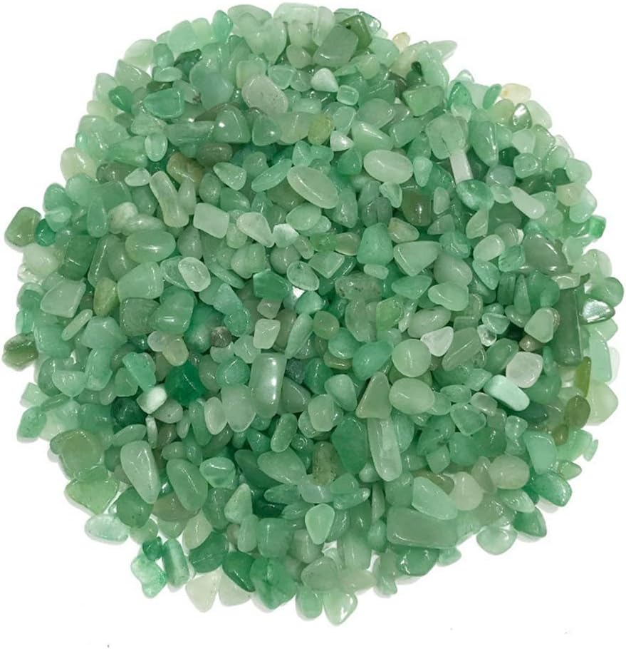 Green Aventurine Tumbled Chips Healing Stones 05lb