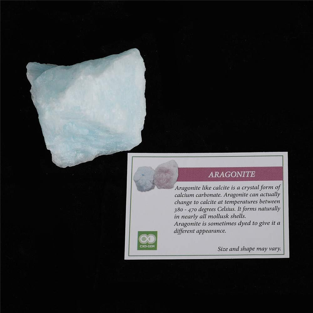 Rough Gemstone Flat Box - Blue Aragonite 7x5x2