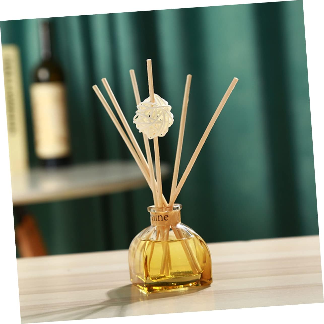 Garneck 100pcs Natural Rattan Diffuser Sticks for Home Aromatherapy