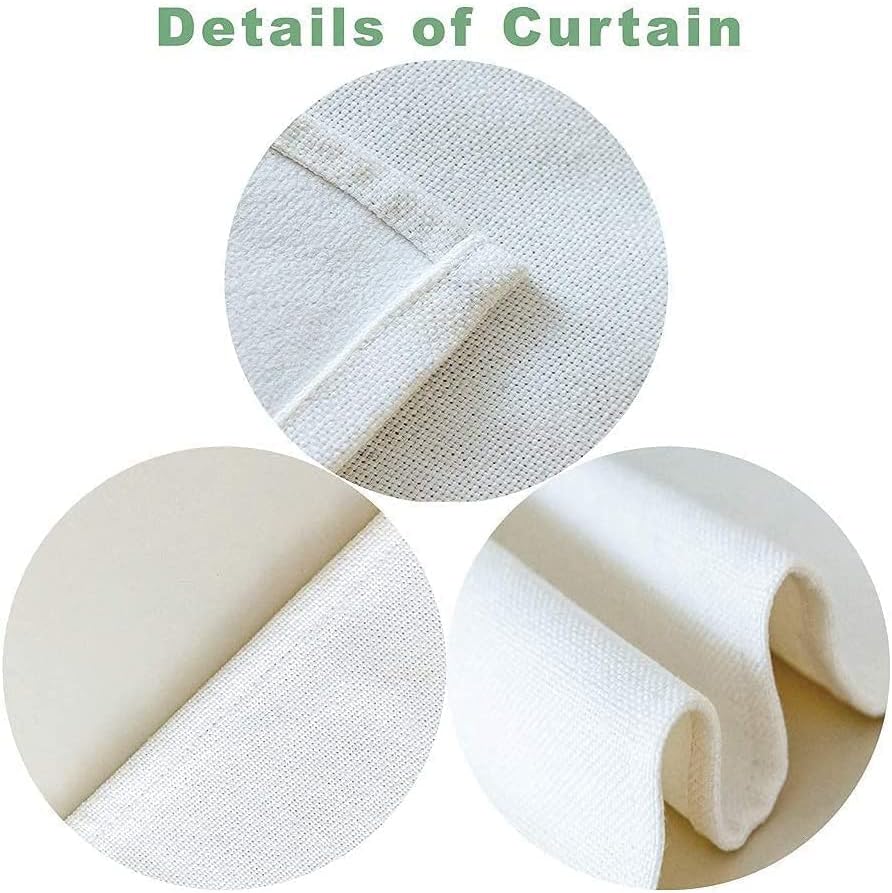 Leowefowa Bamboo Forest Doorway Curtain Panel