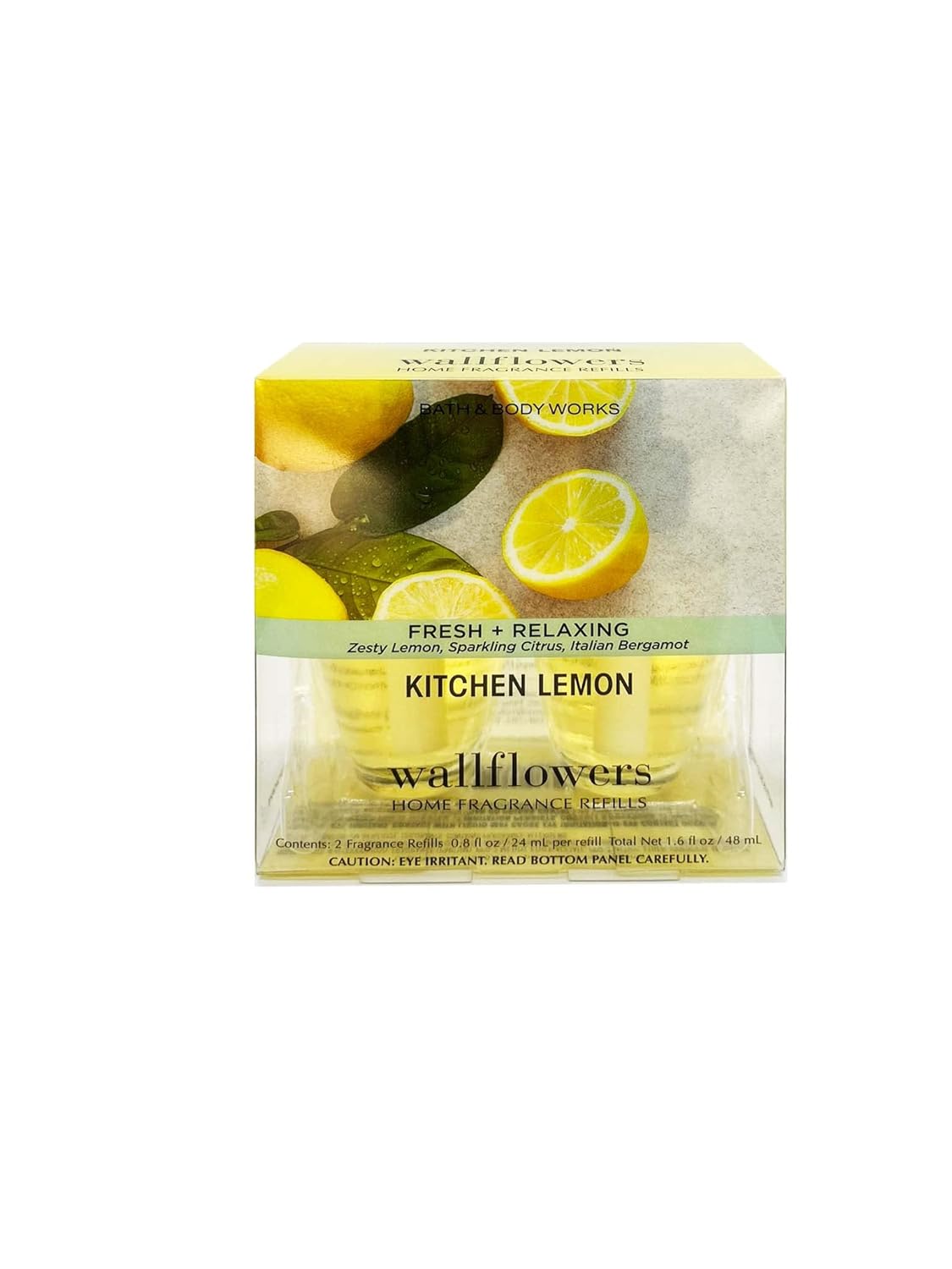 Bath Body Works Wallflowers Kitchen Lemon 2 Pack Refill Bulbs