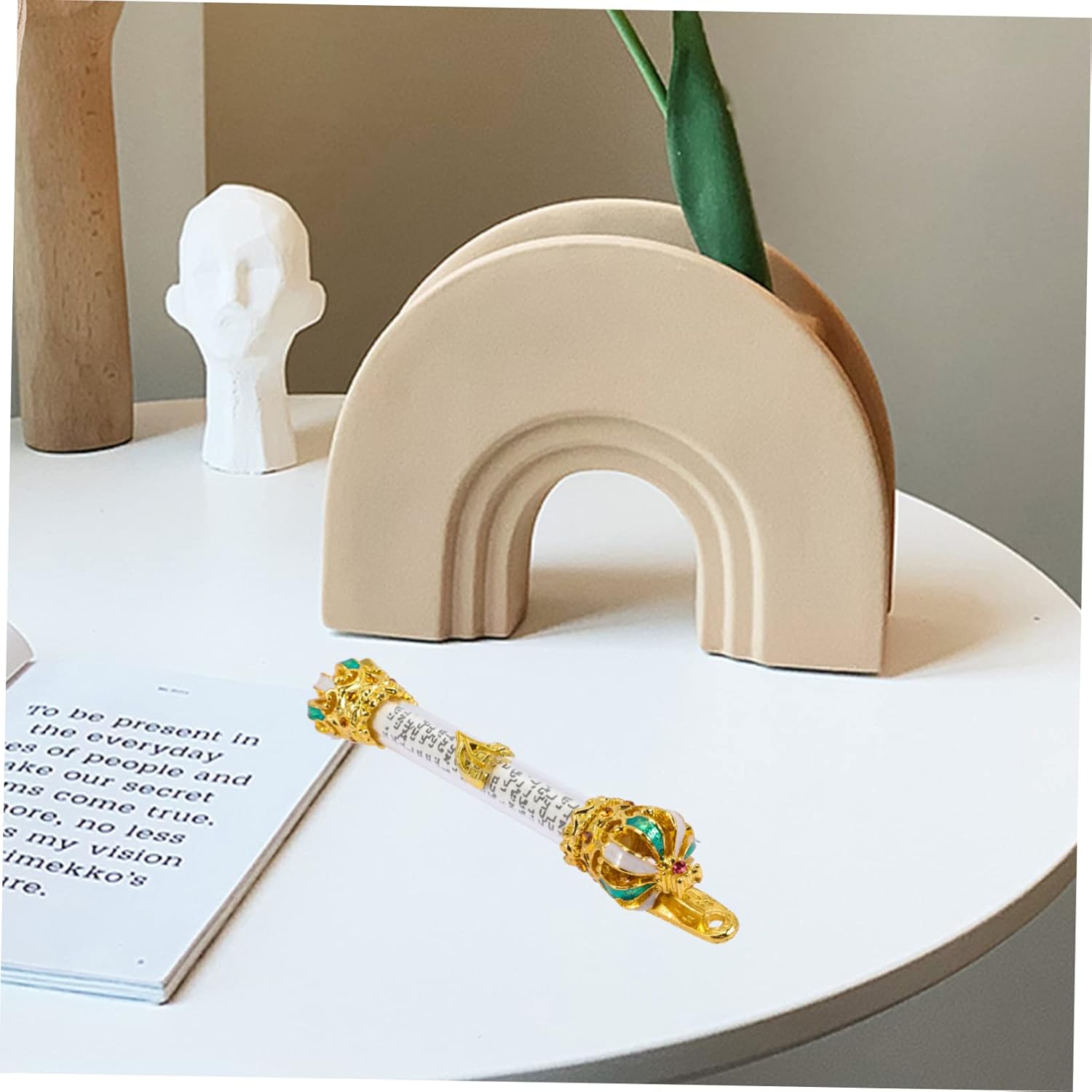 Cabilock Decorative Metal Mezuzah for Home Door