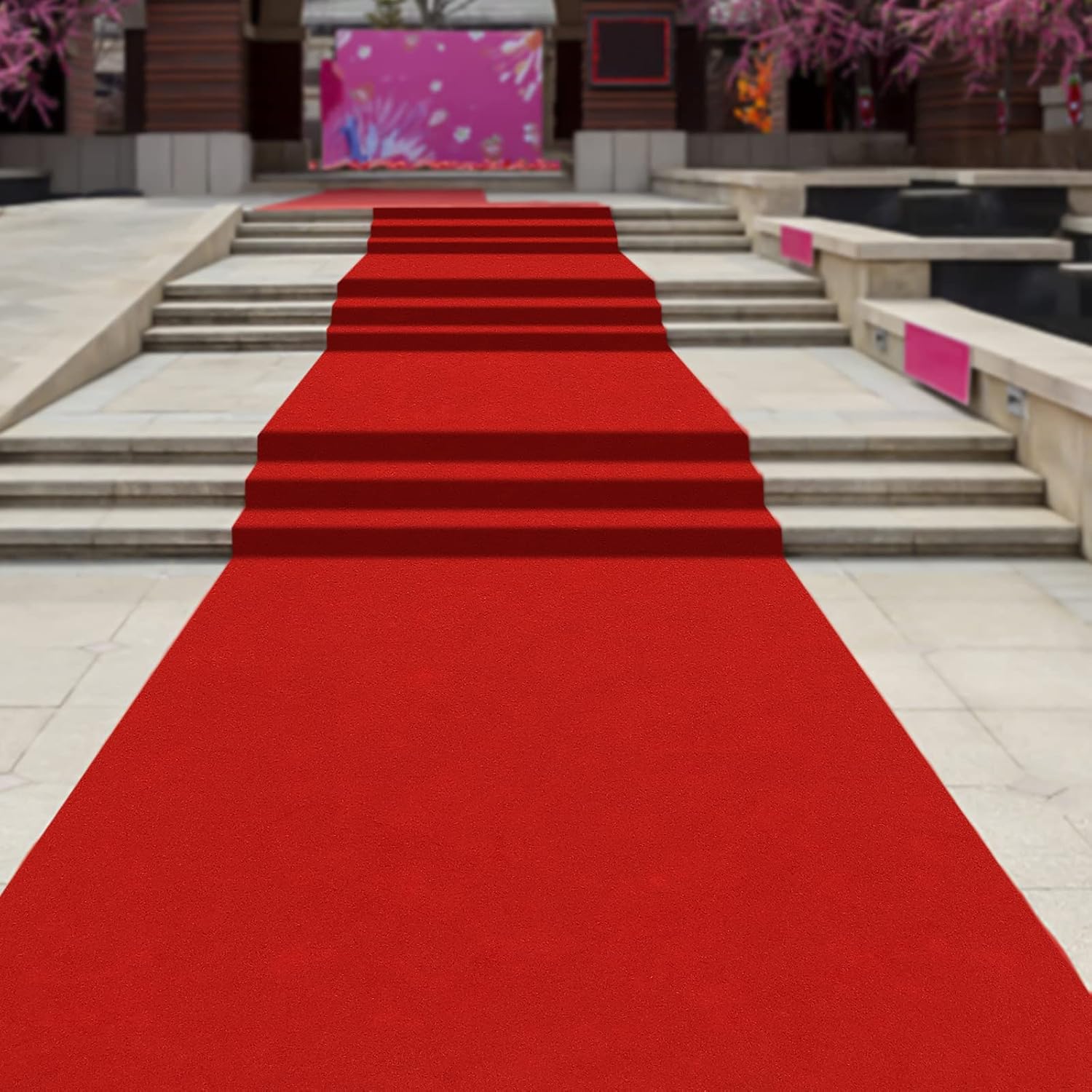 360gsm Thick Red Carpet Runner for Events