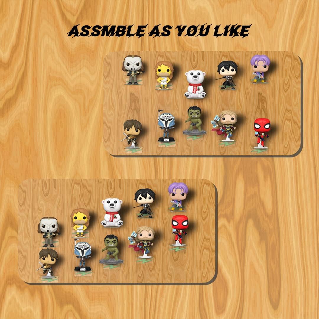 YODAR 10 Pack Floating Shelves for Funko Pop Figures