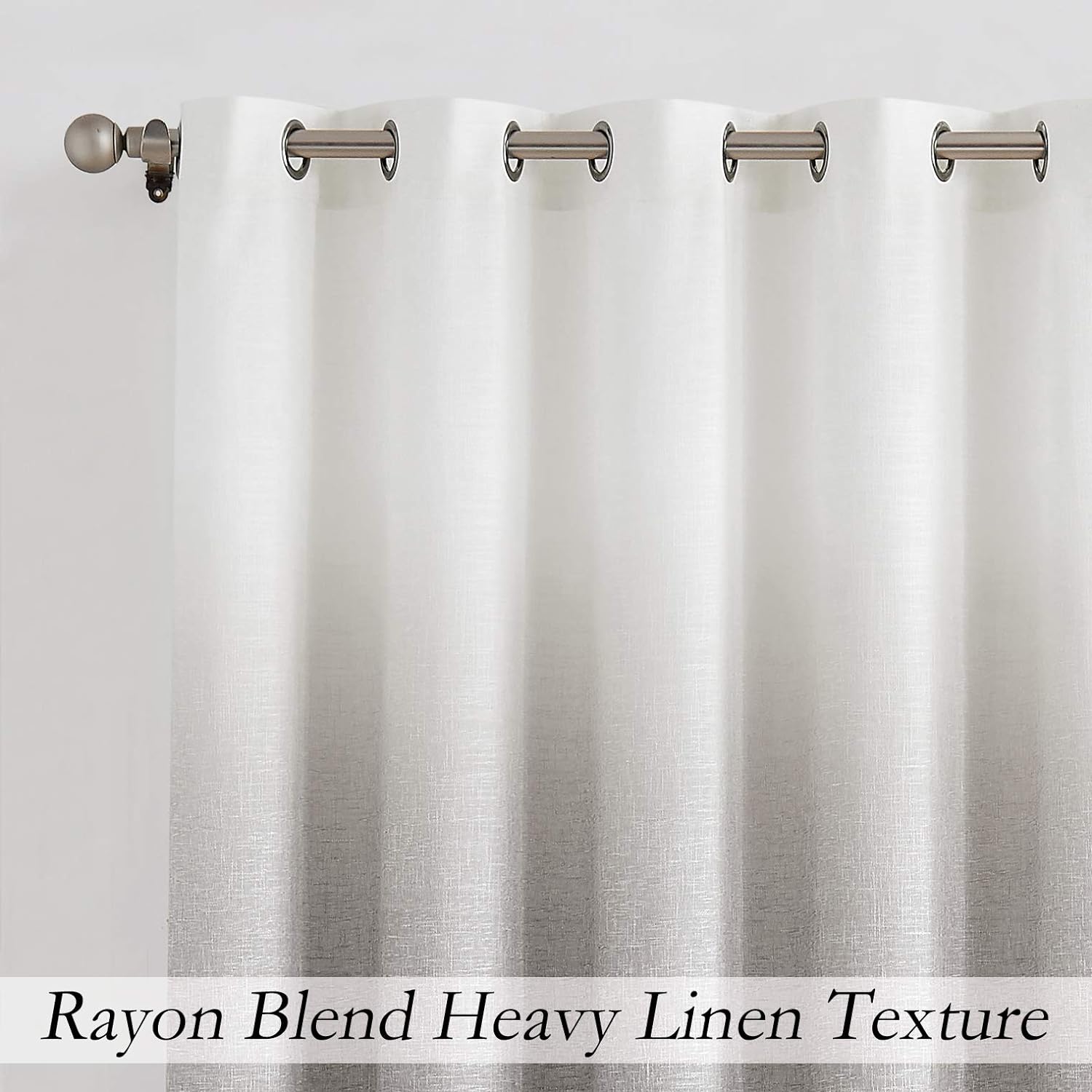 Central Park Ombre Door Curtain 100 Wide Gradient Print