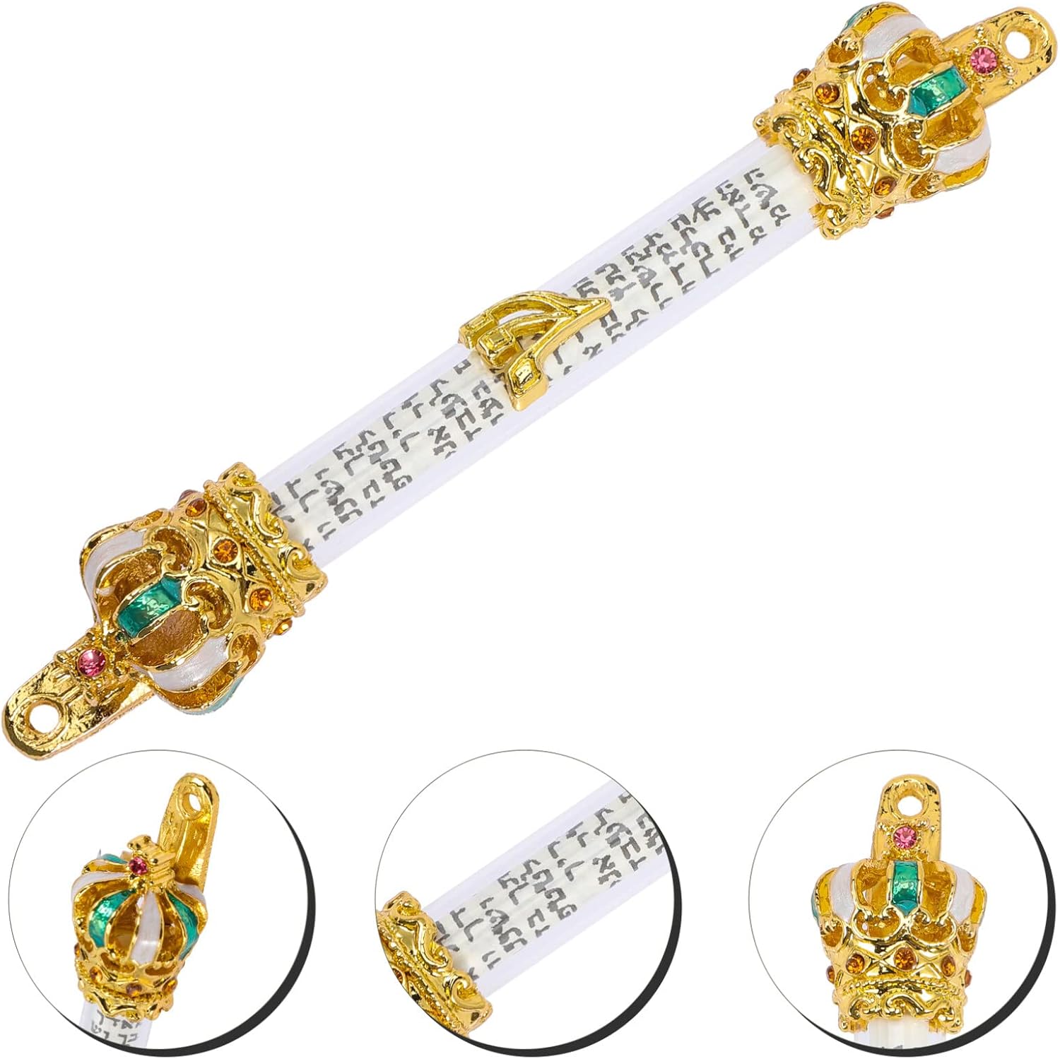 HOMSFOU Jewish Door Mezuzah Simple 2-Hole Design
