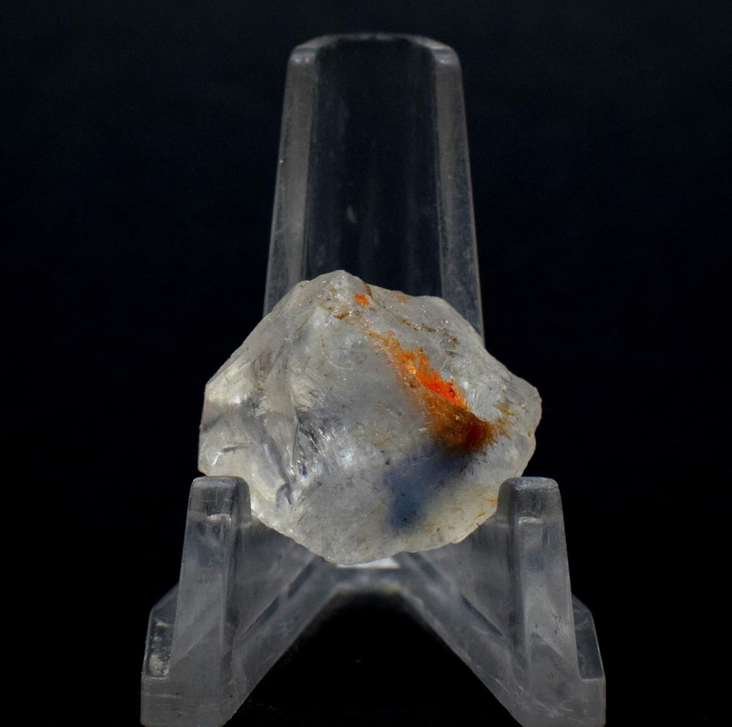18mm Blue Dumortierite Quartz Point Natural Crystal Specimen - Brazil