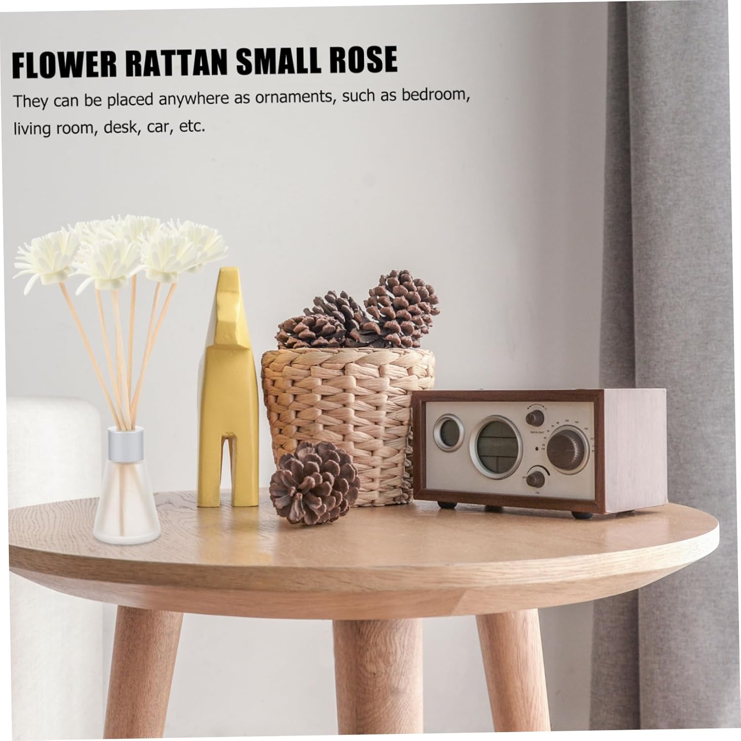 10pcs Chrysanthemum Diffuser Sticks with Essential Oil