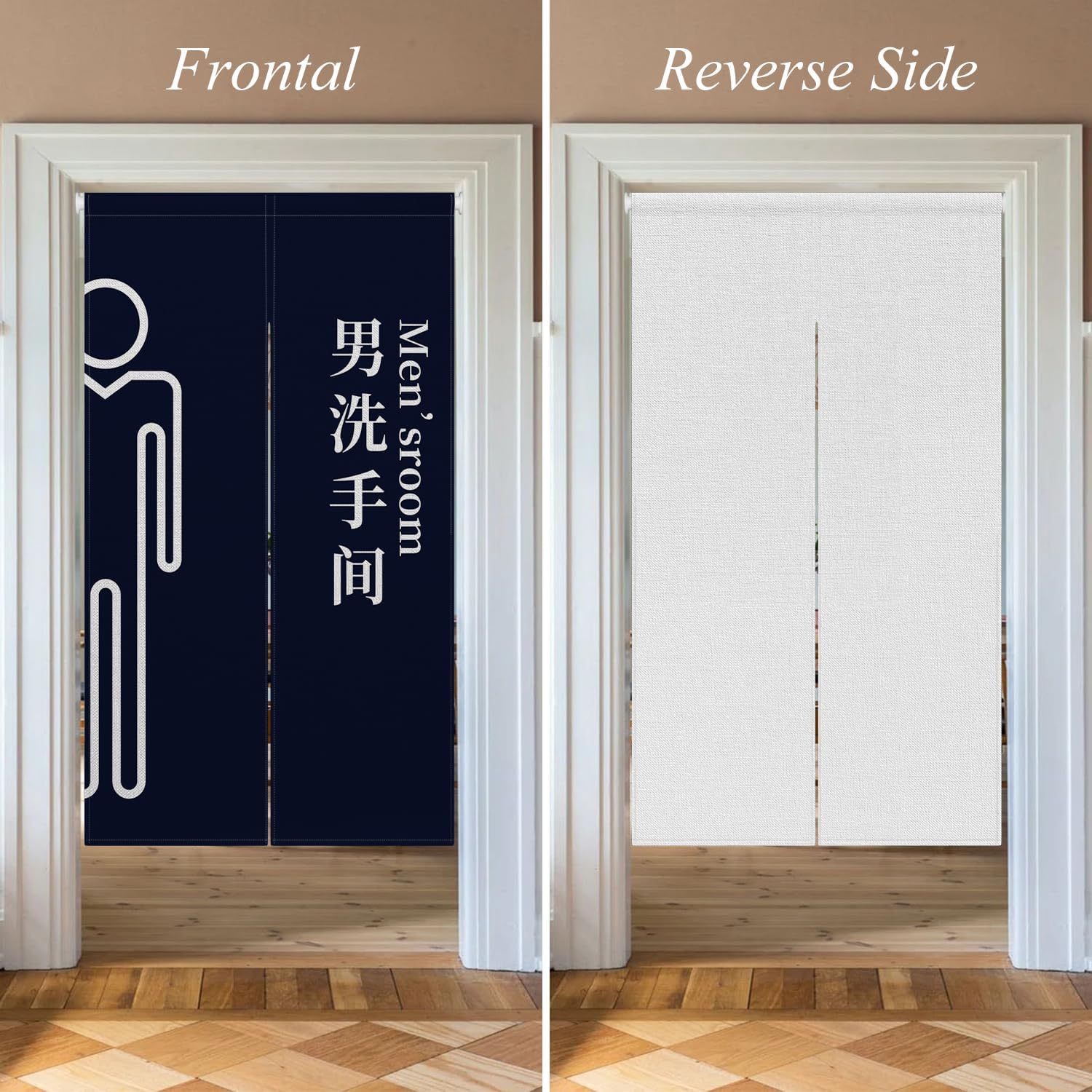 Modern Japanese Noren Door Curtain 34x60 Inches