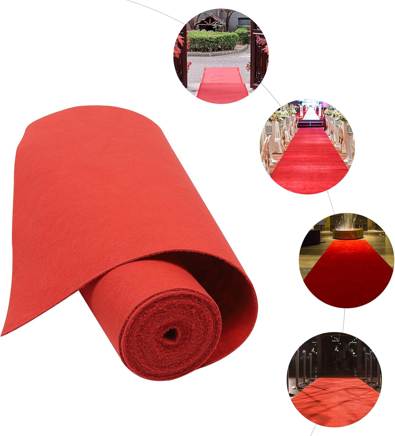 3ft x 33ft Red Carpet Runner for Events