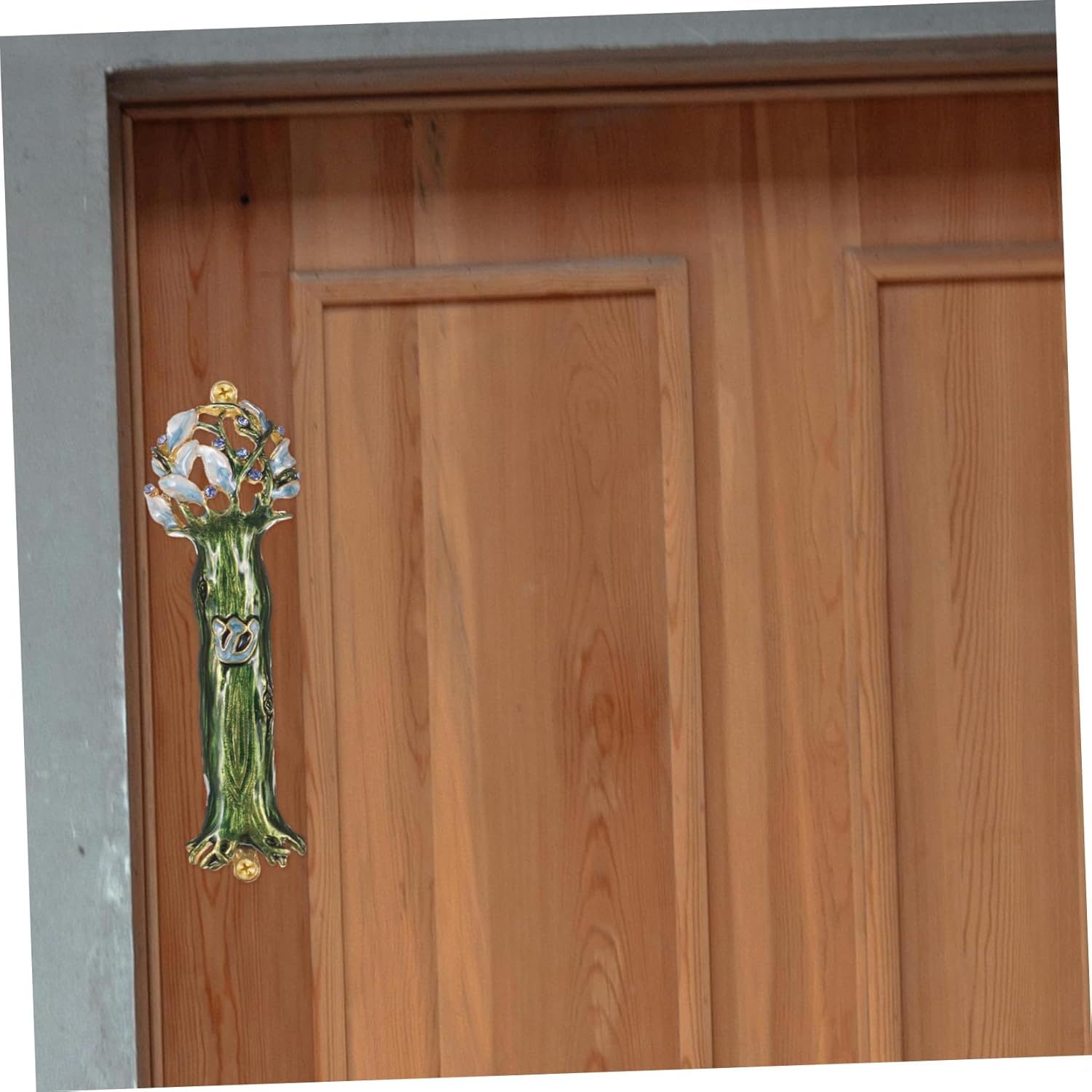 Greenadscapes Mezuzah Door Decor Metal Accent