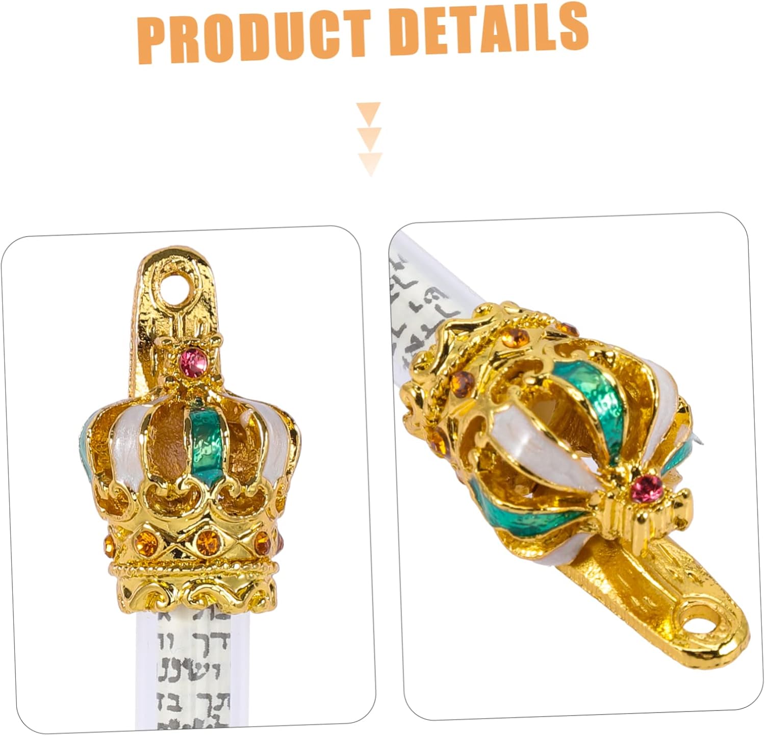 Mobestech Metal Mezuzah Scroll for Jewish Home Dcor