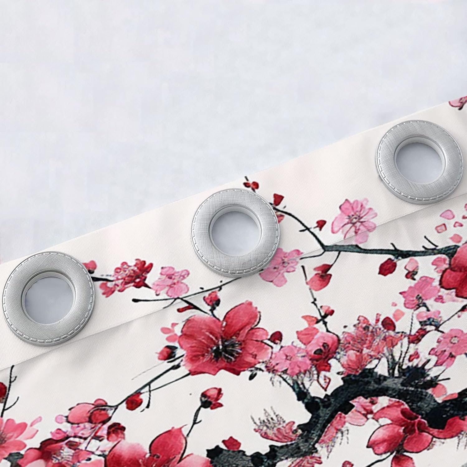 Cherry Blossom Door Curtain for Privacy and Style