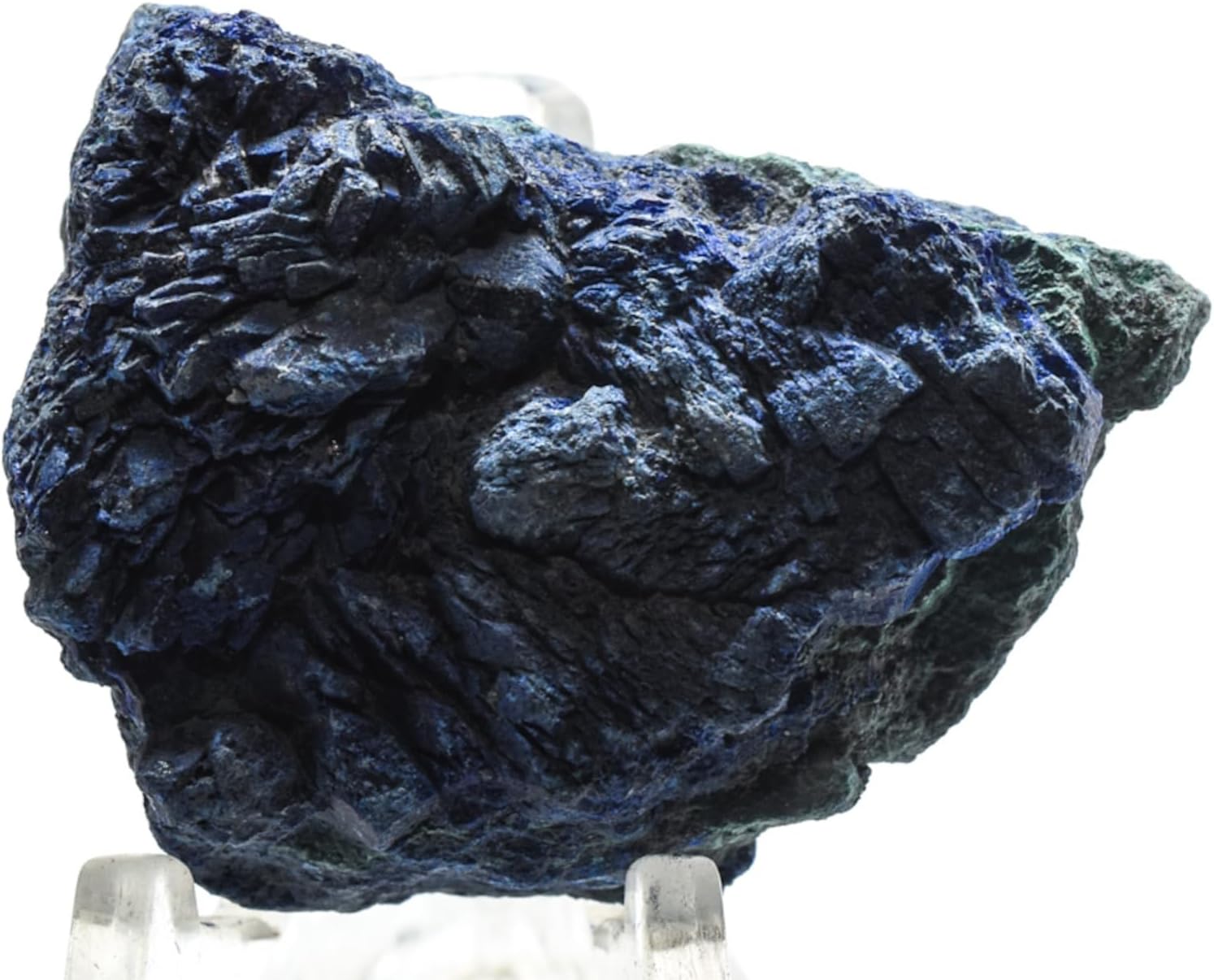 175ct Rich Blue Azurite with Green Malachite Cluster Rough Gemstone