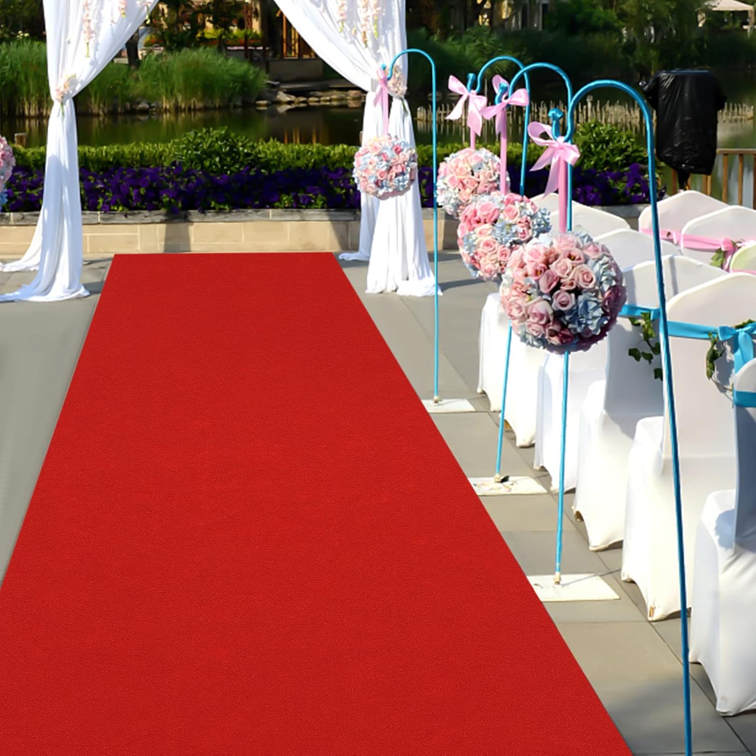 360gsm Thick Red Carpet Runner for Events