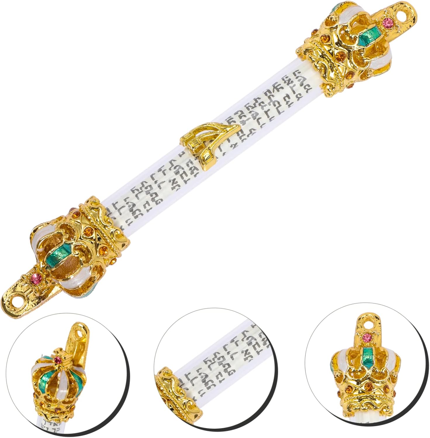 Mobestech Metal Mezuzah Scroll for Jewish Home Dcor