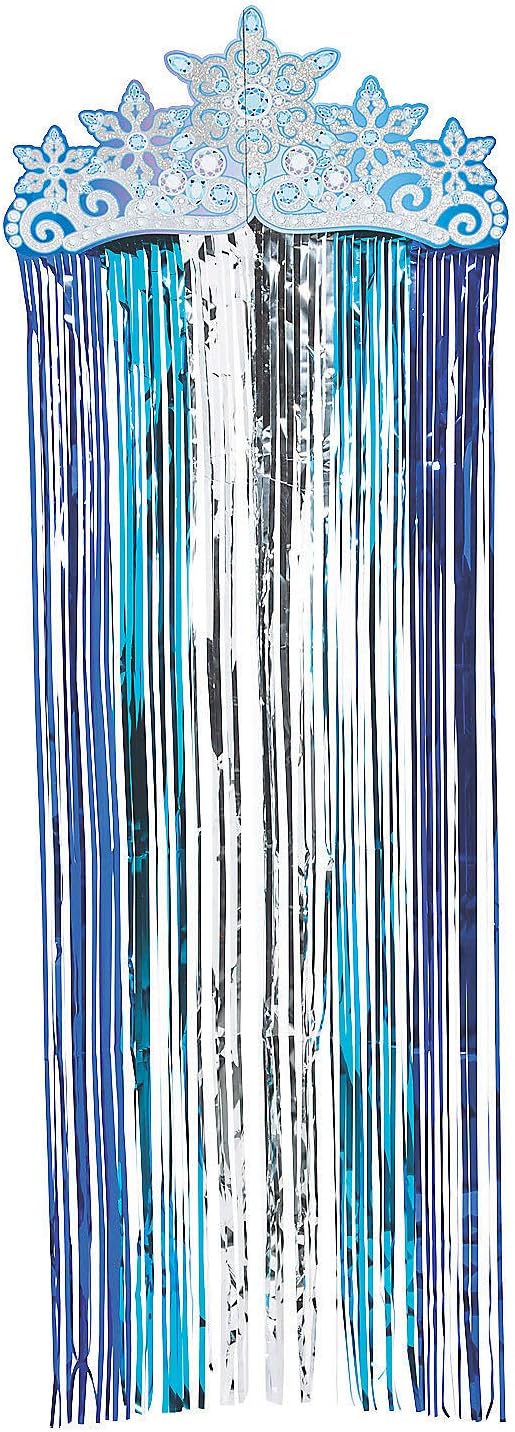 Fun Express Winter Princess Fringe Door Curtain - 1 Piece