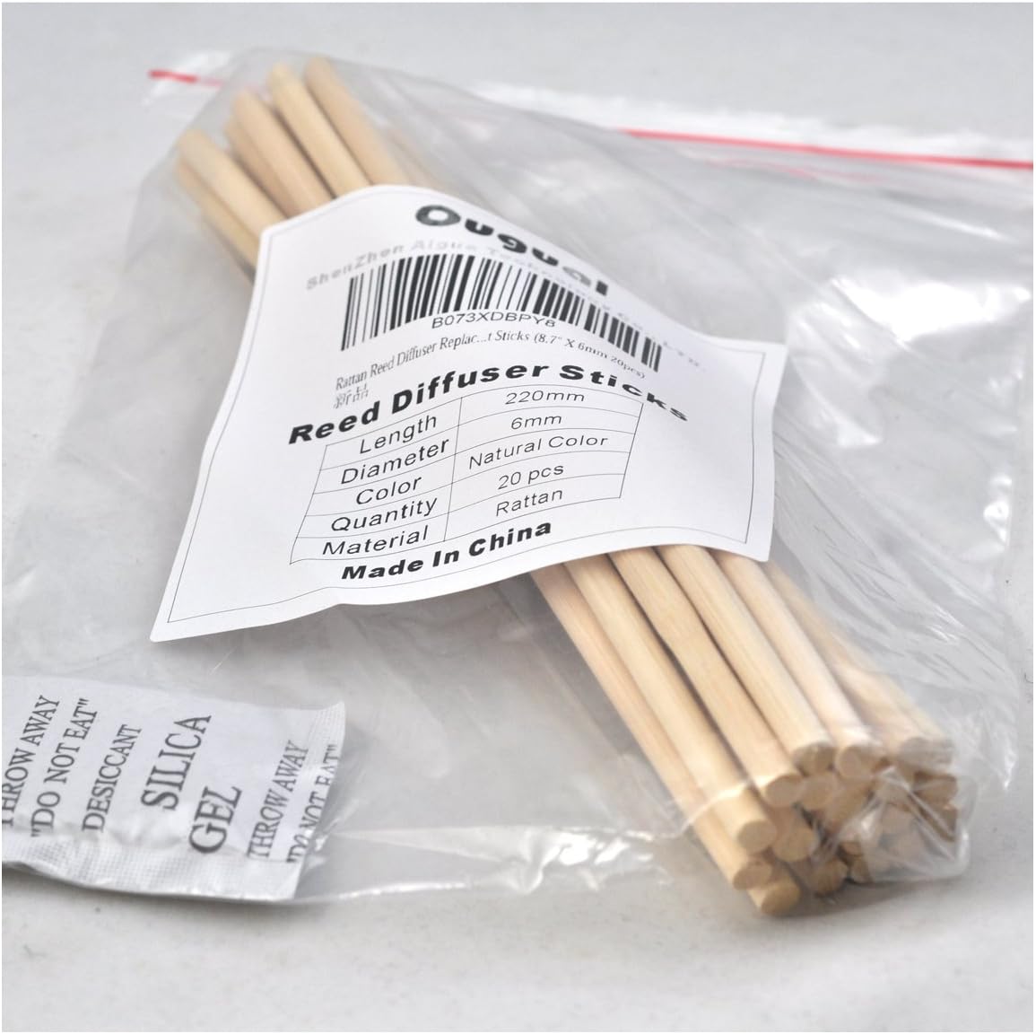 Ougual Rattan Reed Diffuser Sticks 20Pcs Set 87 Inch Natural