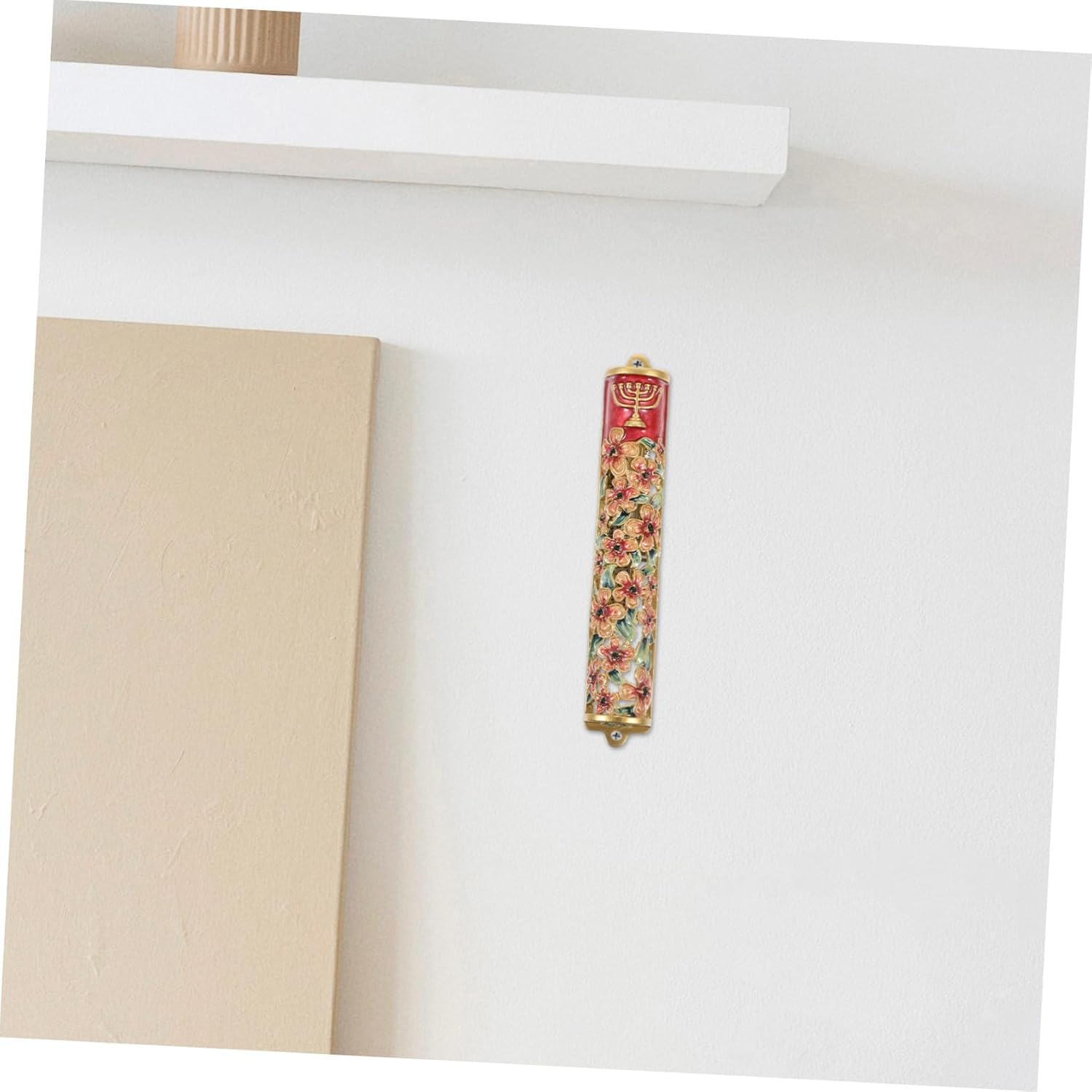 Jewish Mezuzah Scroll Decor for Door Blessing