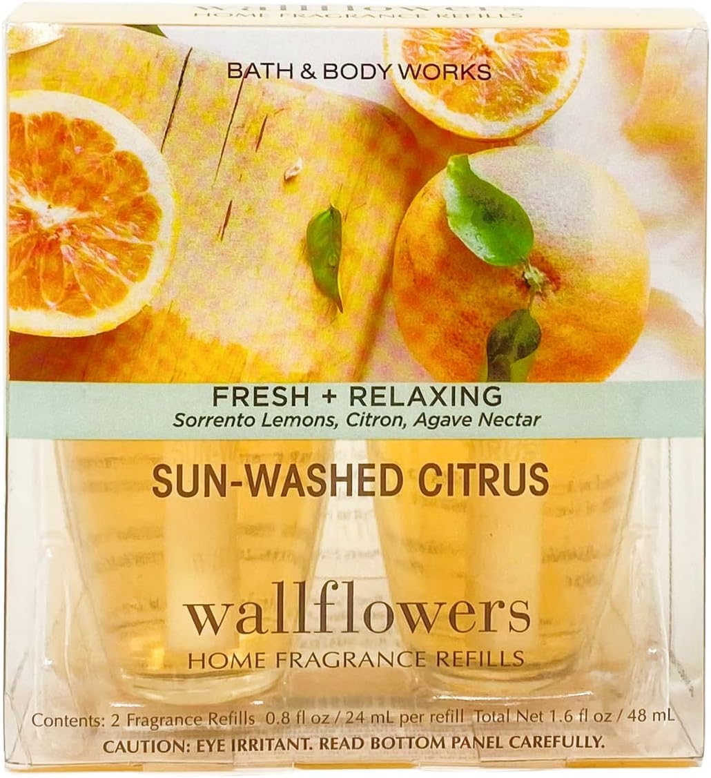 Bath Body Works Sun-Washed Citrus Wallflowers - 2 Pack