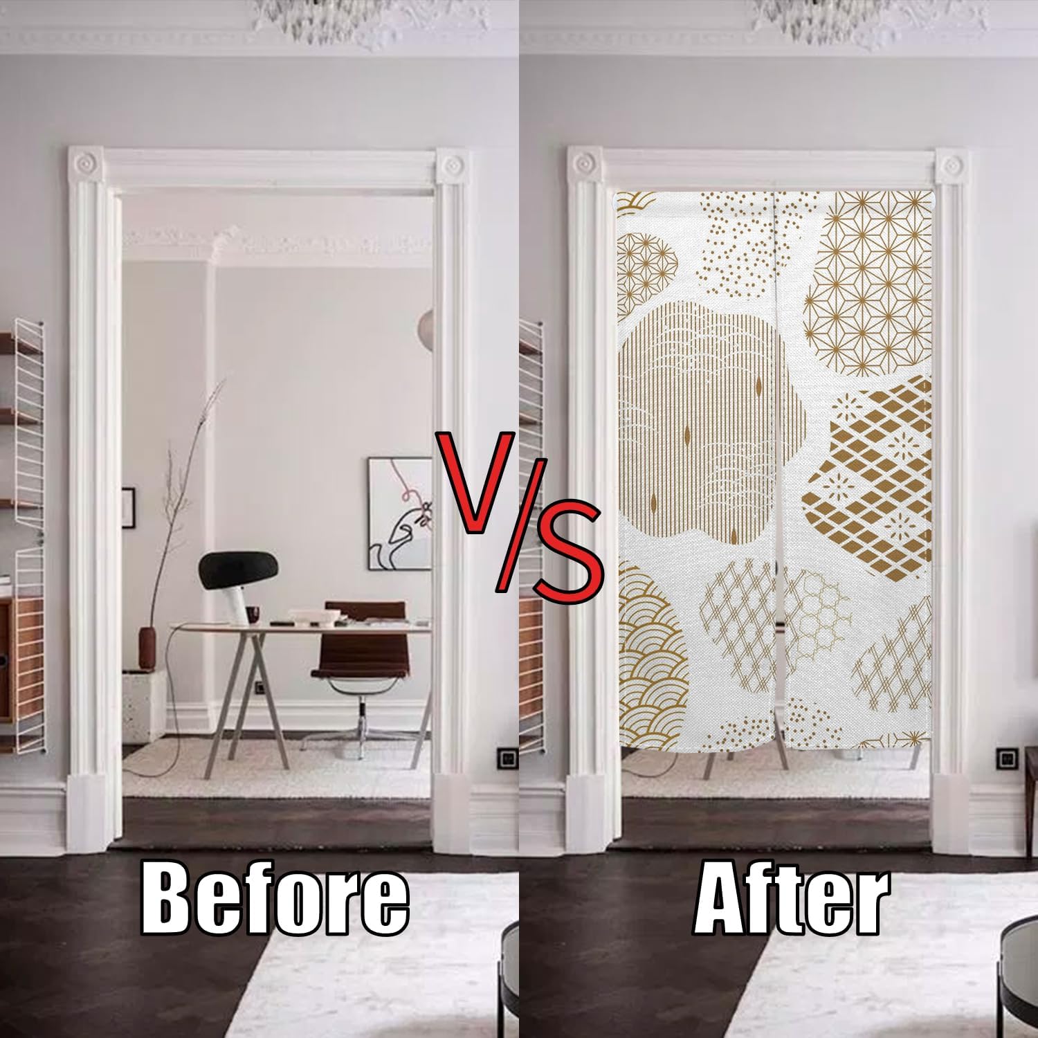 Japanese Noren Door Curtain 34x60 Inch Privacy Divider 1