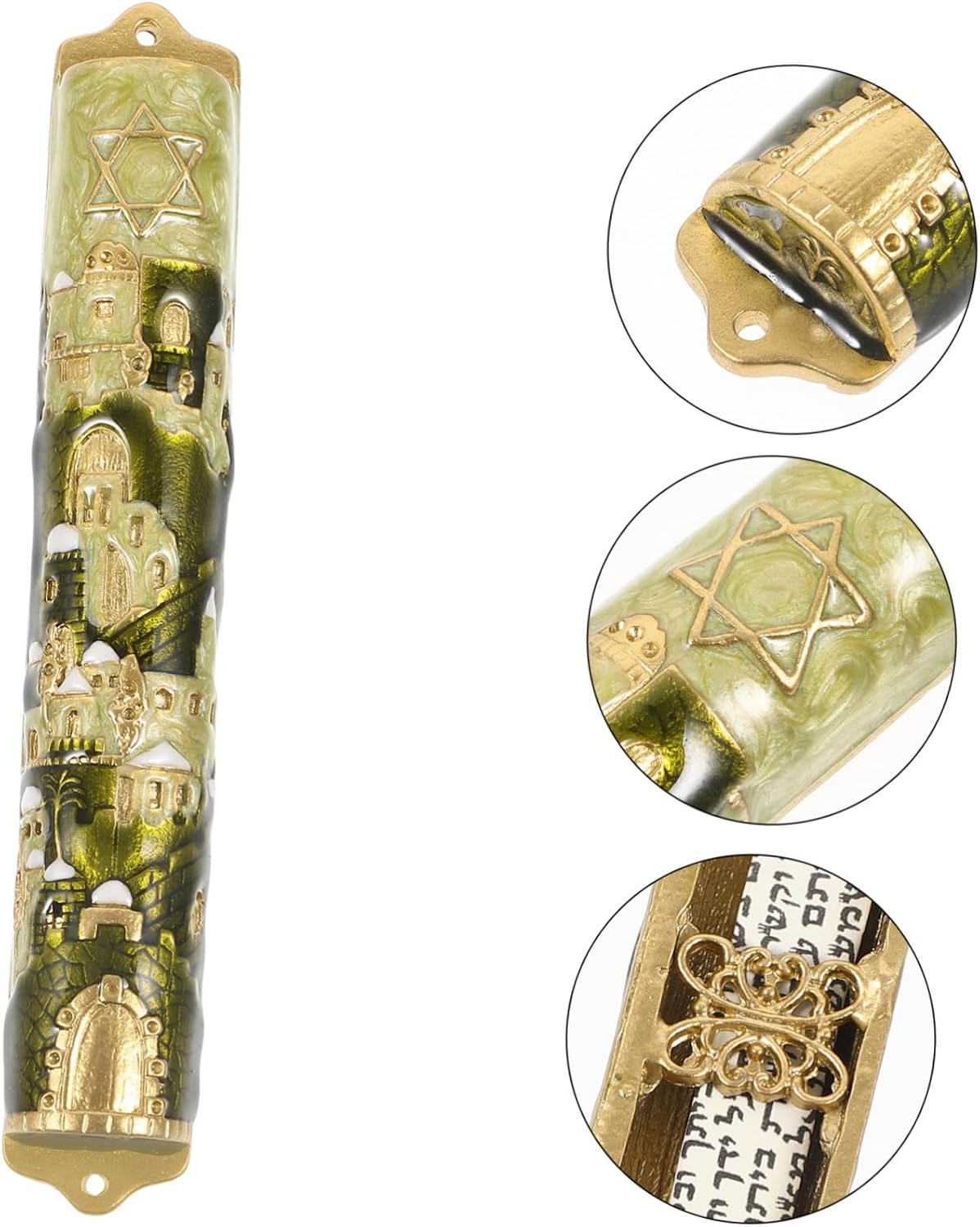 Hanukkah Door Decor Mezuzah Blessing Scroll