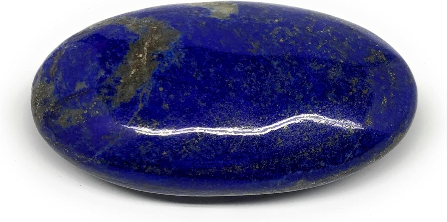 1392g Natural Blue Lapis Lazuli Palm Stone from Afghanistan