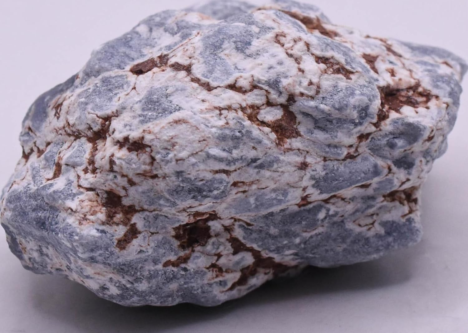 25 Inch 120g Blue Angelite Rough Cluster