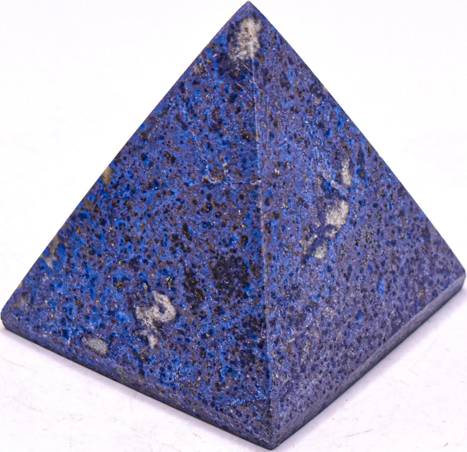 24 Blue Dumortierite Quartz Pyramid Gemstone - Peru