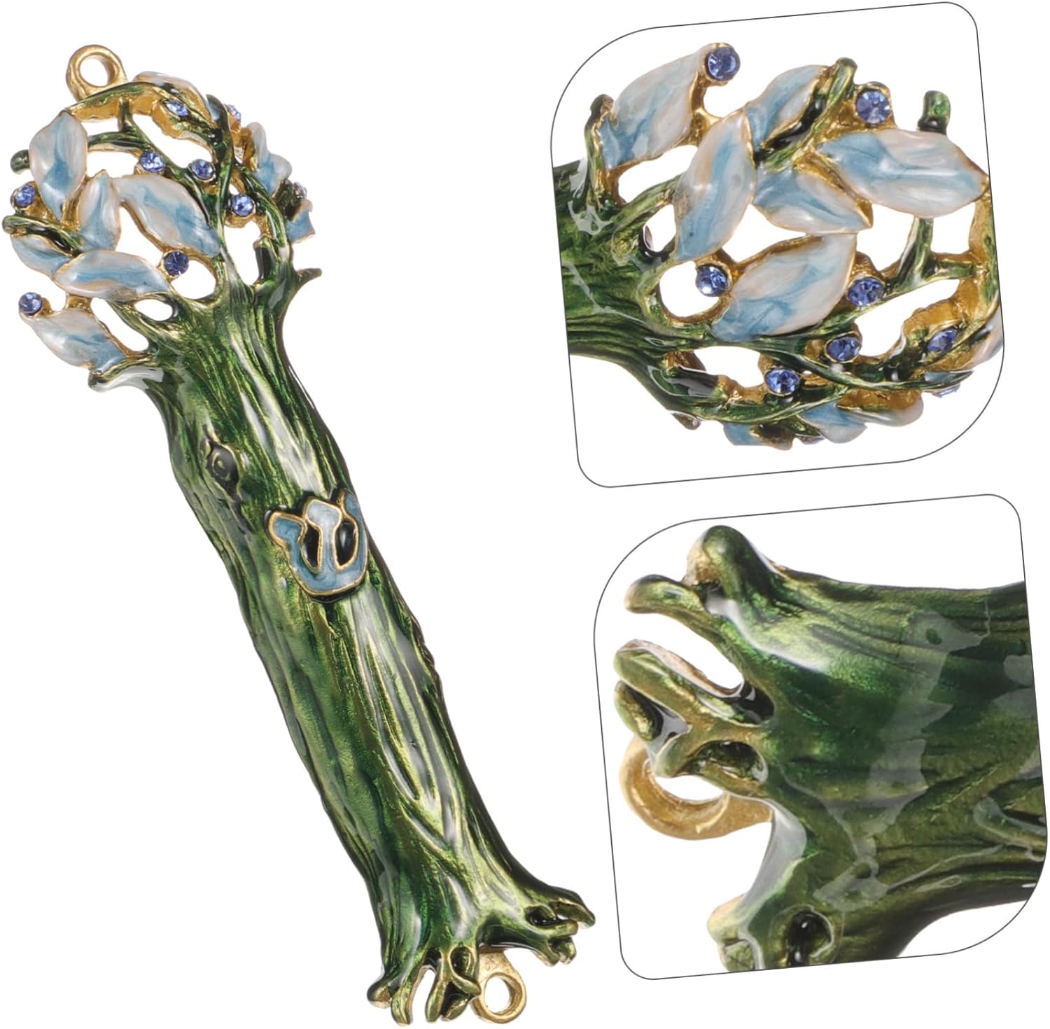 LIFKOME Retro Alloy Mezuzah Decor for Front Door
