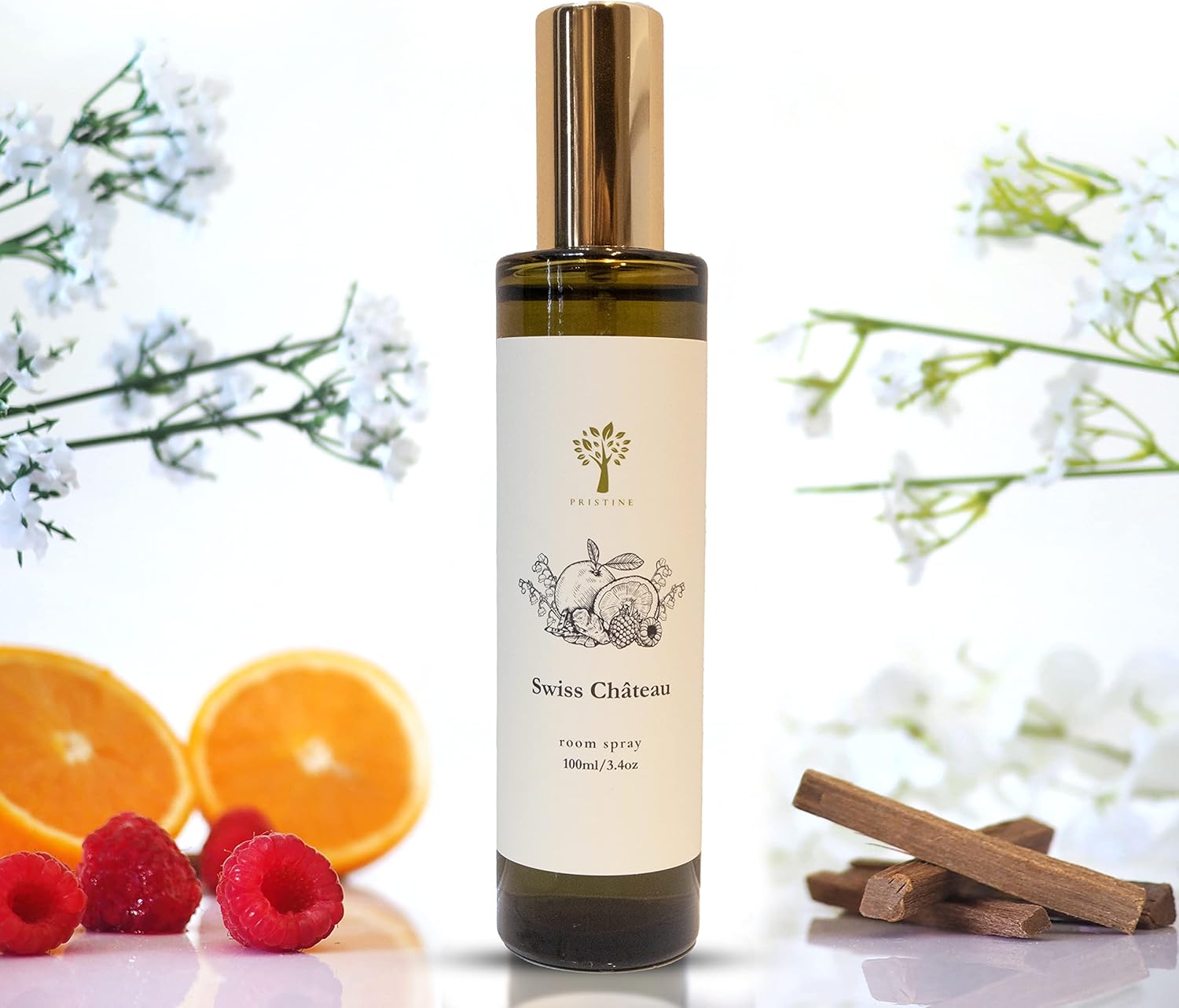 Pristine Swiss Chateau Inspired Room Spray with Essential Oils