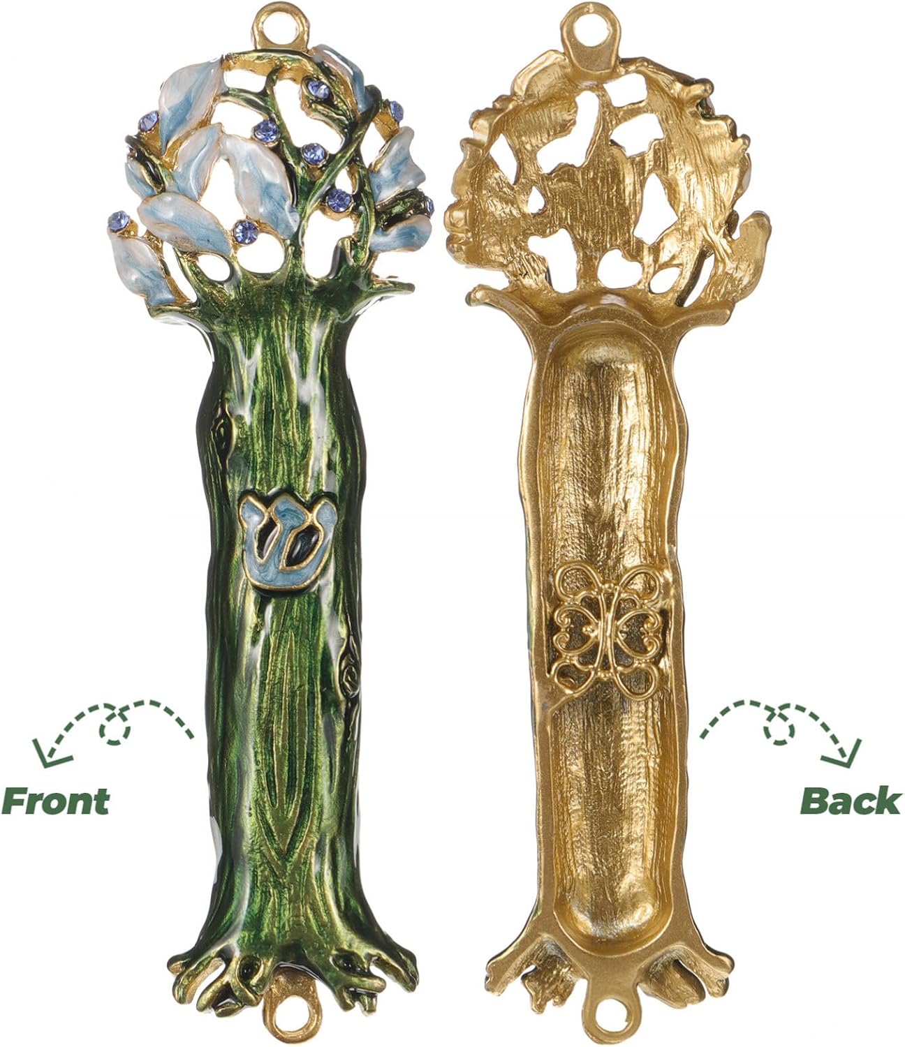 VOSAREA Retro Alloy Mezuzah Plaque Door Decor