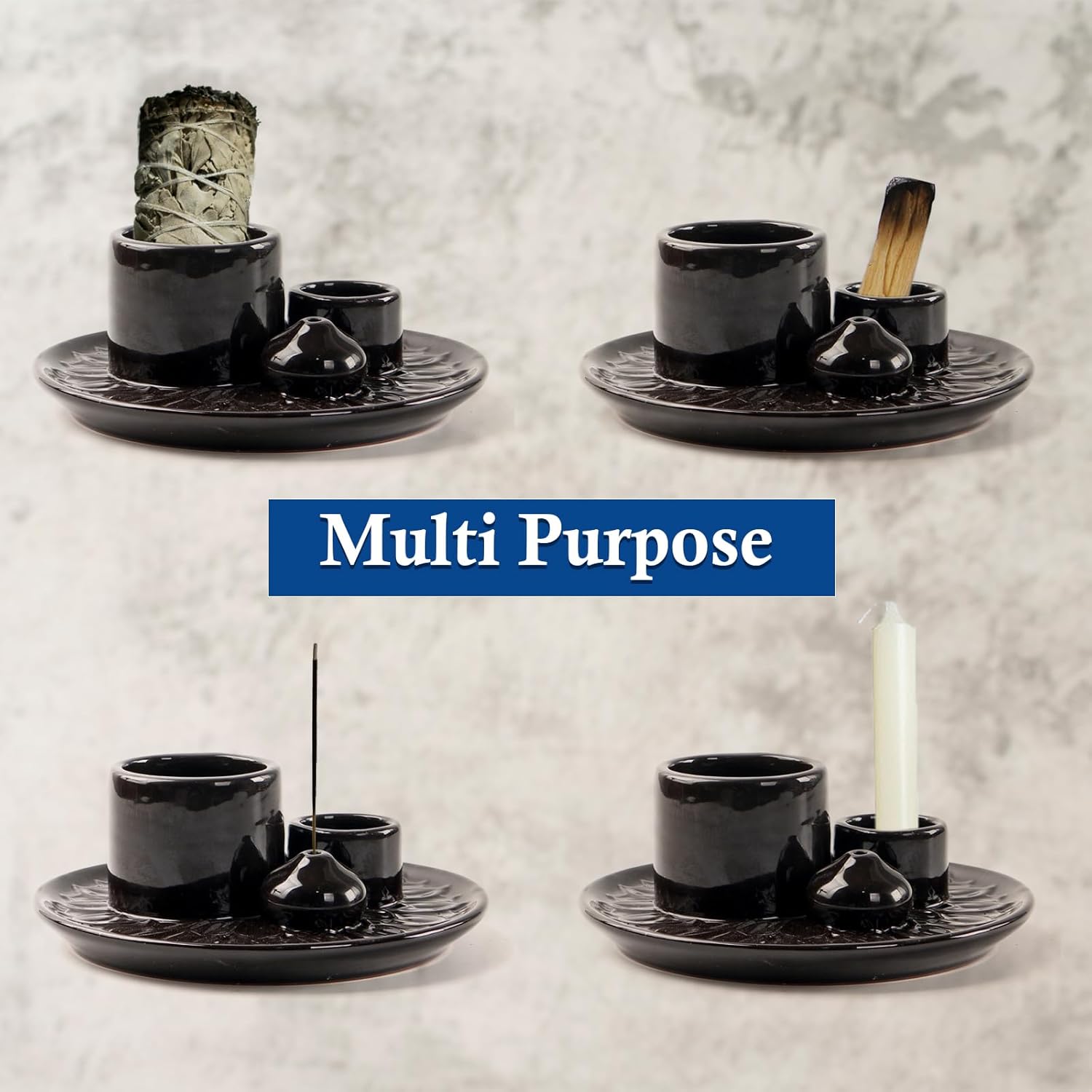 Meltset M Palo Santo Holder 4 in 1 Ceramic