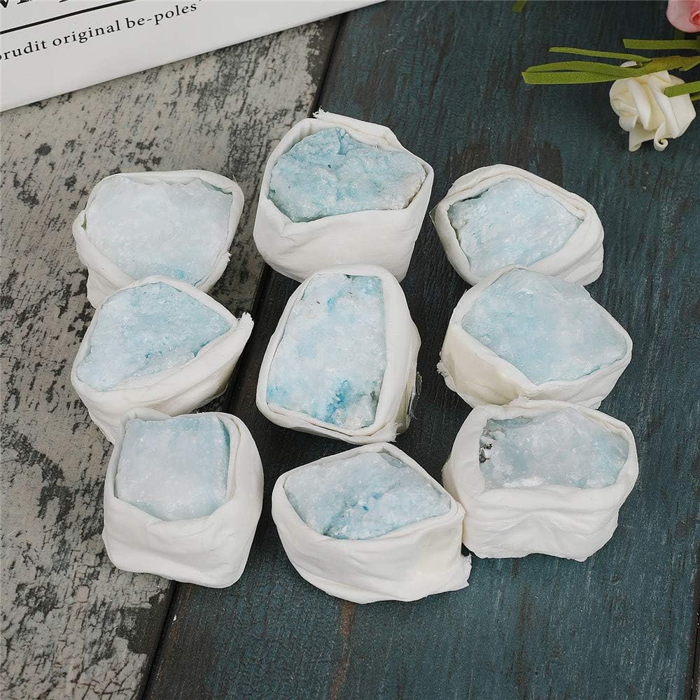 Rough Gemstone Flat Box - Blue Aragonite 7x5x2
