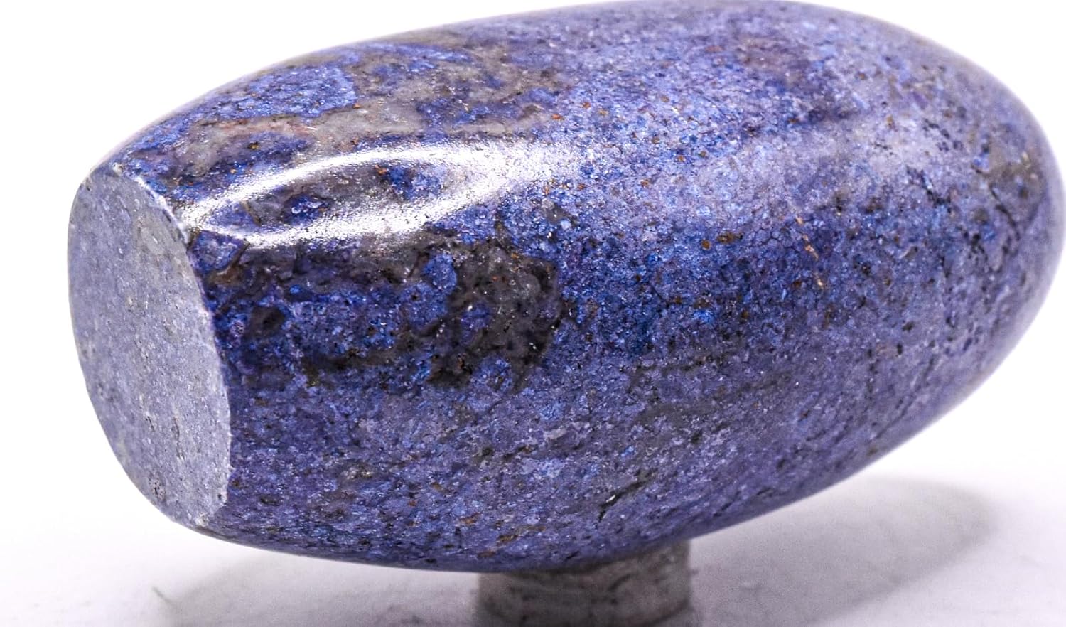 28 Inch Blue Dumortierite with Quartz Polished Specimen - Peru