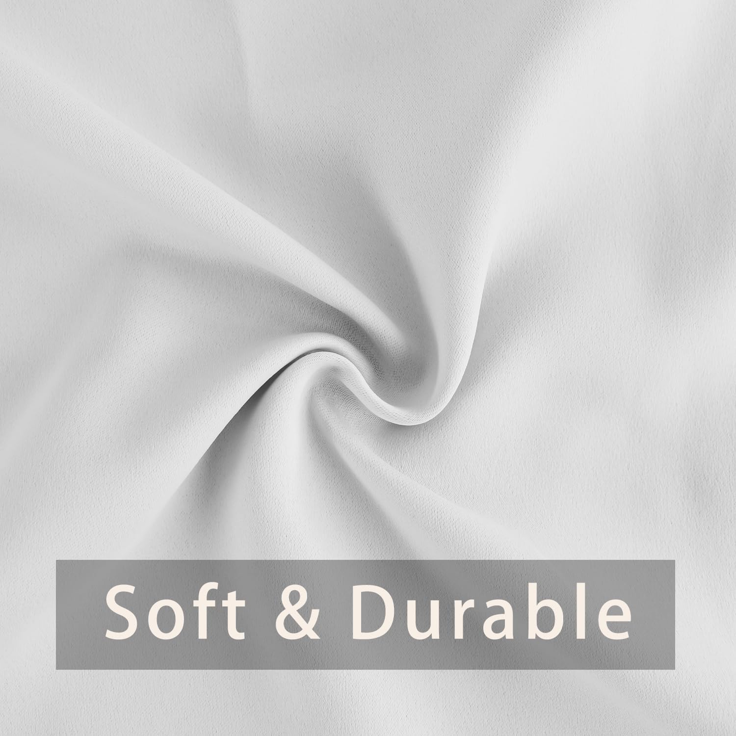 White Curtains 92 Inch Room Darkening Panels Set