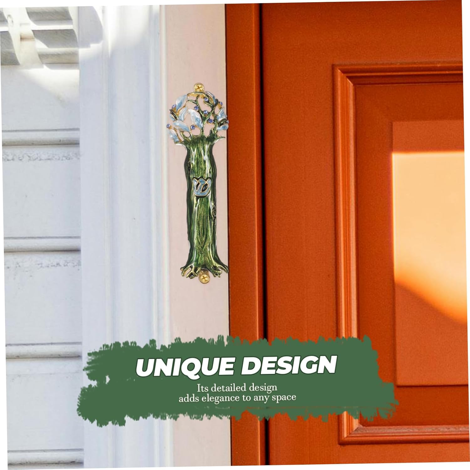 LIFKOME Retro Alloy Mezuzah Decor for Front Door