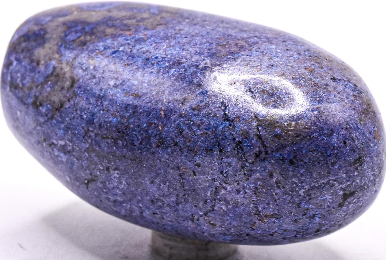 28 Inch Blue Dumortierite with Quartz Polished Specimen - Peru