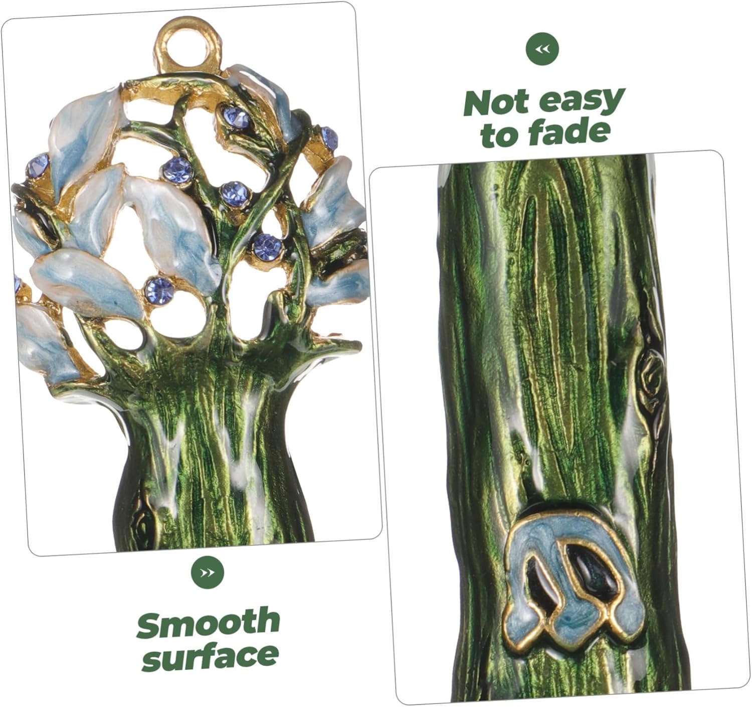 LIFKOME Retro Alloy Mezuzah Decor for Front Door