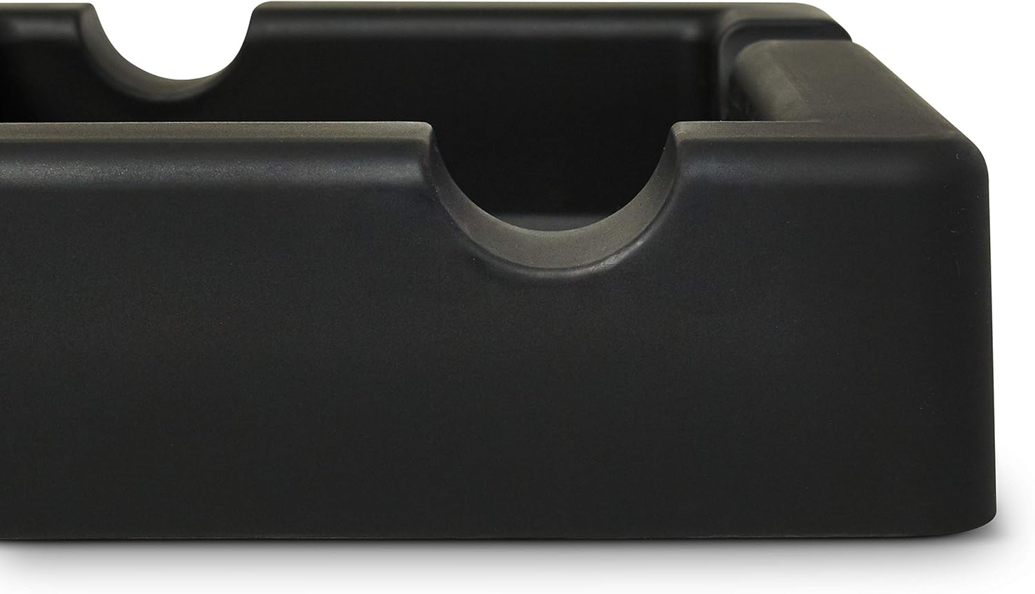 Sturdy Silicone Ashtray for Large Cigars - Matte Black